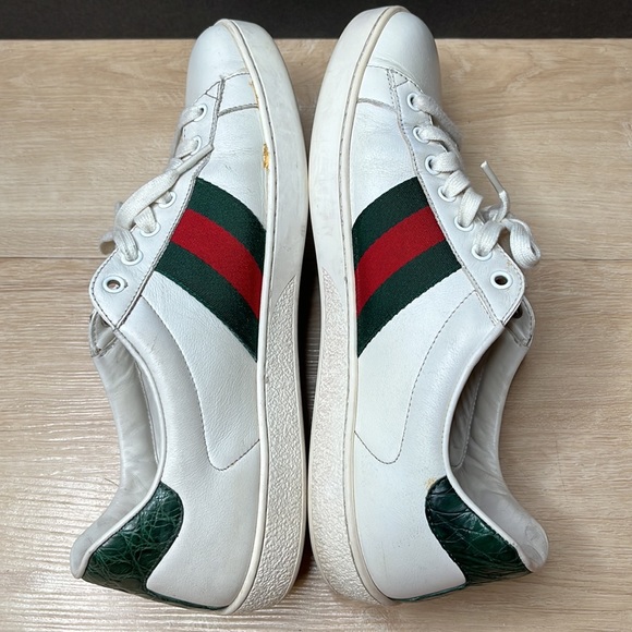 GUCCI New Ace Sneaker (Men) SIZE 8 G - Picture 9 of 10